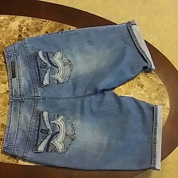 Baccini Pants - Baccini Bermuda Denim Shorts